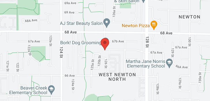 map of 12600 67A AVENUE